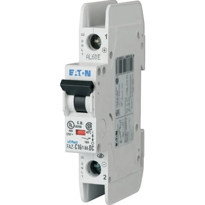 Circuit breaker version NA DC 1-pole, 30A, C-Char
