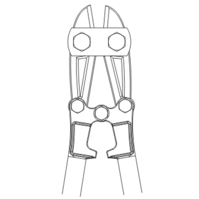 Cisailles pour plateaux grillagés, NKS