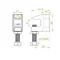 Clamp diameter 13mm length 16mm