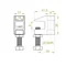 Clamp diameter 13mm length 16mm