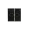 Clé double Simon 55 WMDL-K8x3xx-149 pour : SW6/2WM, SW7/2M ; Noir mat