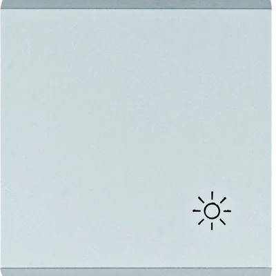 Clé LUMINA avec le symbole "Light" argent