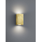 Cleo Gold square wall lamp