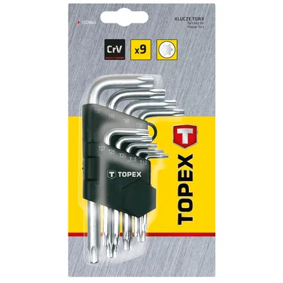 Clés Torx T10-T50, jeu de 9