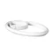 Clip di fissaggio per tubi e cavi nelle scanalature / F-Clip bianco