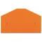 Cloison de séparation orange 25 pcs.