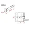 Clou d'ancrage diamètre 6mm longueur 40mm