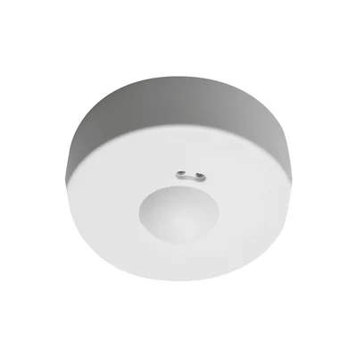 CM-3 MICROWAVE MOTION SENSOR, max. 1200W, AC 220-240V, 50/60Hz, OPERATING ANGLE 360*, RANGE 1-8m ± 1.5- 3.5m, IP20, WORKS WITH LED, SURFACE-MOUNTED, WHITE