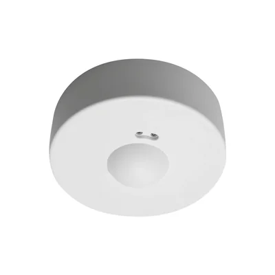 CM-3 MICROWAVE MOTION SENSOR, max. 1200W, AC 220-240V, 50/60Hz, OPERATING ANGLE 360*, RANGE 1-8m ± 1.5- 3.5m, IP20, WORKS WITH LED, SURFACE-MOUNTED, WHITE