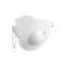 CM-5 MICROWAVE MOTION SENSOR, max. 1200W, AC 220-240V, 50/60Hz, OPERATING ANGLE 360*, RANGE 1-8m ± 1.5- 3.5m, IP20, WORKS WITH LED, RECESSED MOUNT, WHITE