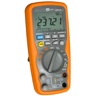 CMM-40 Digitalmultimeter mit Kalibrierzertifikat (Spannung)