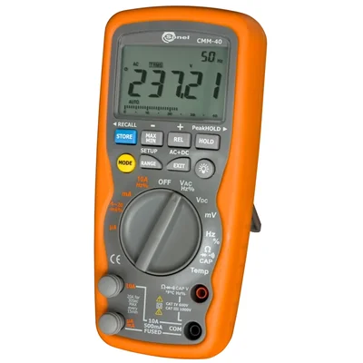 CMM-40 digitální multimetr s kalibračním certifikátem (napětí)