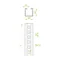 CMMC40H40/3 Mounting channel, sheet thickness - 2 mm