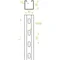 CMT50H50/3 Mounting channel, sheet thickness - 3 mm