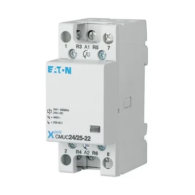 CMUC24/25-04 Installation contactor with AC/DC coil