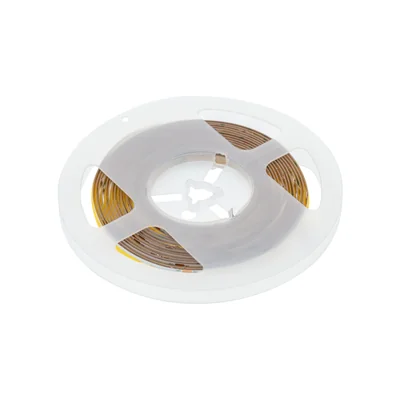 COB LED PÁSEK 12V, 480LED/m, 8mm, 10W/m, BEZ GELU, NEUTRÁLNĚ BÍLÁ, 2x1m MINI AMP KABEL, 5m ROLKA
