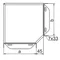 Codo de 90° KKBL100H42, espesor de chapa: 0,70 mm