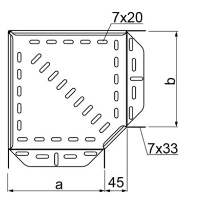 Codo de 90°, KKJ100H100