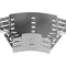 Codo KKMPP500H100 de 45°, espesor de la chapa: 1,50 mm