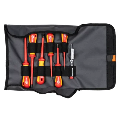 Coffret de 6 tournevis + testeur de tension