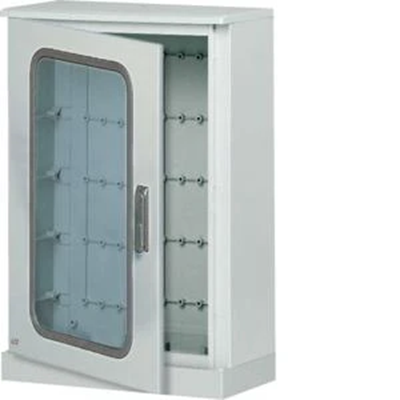 Coffret ORION+ Polyester avec socle, porte transparente 1200x1100x300