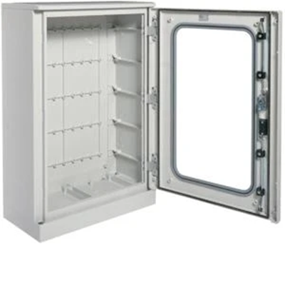 Coffret ORION+ Polyester avec socle, porte transparente 900x600x300