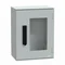Coffret polyester suspendu Thalassa PLM avec porte transparente serrure 3 points IP66 430x330x200mm