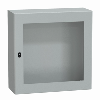 Coffret suspendu Spacial S3D porte transparente IP66 800x800x300mm