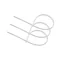Collier de serrage OK-25150W 2,5 x 150 mm BLANC