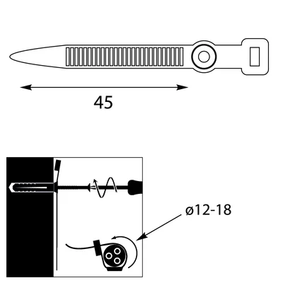 Collier de serrage UP-z Ø18