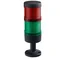 COLONNA DI SEGNALAZIONE 70MM COMPLETA A LED ROSSO, VERDE 24VDC