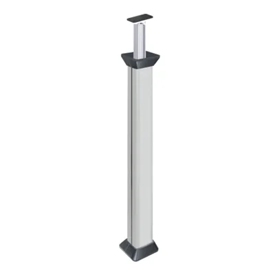 Colonna monofacciale, 110x72mm, alluminio