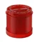 Colonne de signalisation 70 mm, module LED rouge 230 V CA