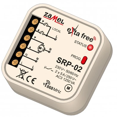 Comando per tapparelle da parete TIPO: SRP-02