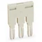 Comb bridge 6-way light gray 25 pcs.