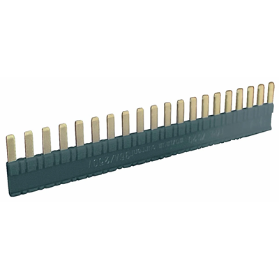 Comb connector 20 teeth black ZG20-2 10pcs.