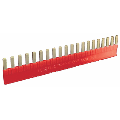 Comb connector 20 teeth red ZG20-1 10 pcs.