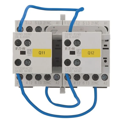 Combination of reversing contactors 5.5kW [AC-3] 400V