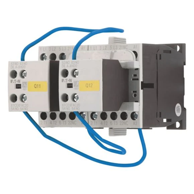 Combination of reversing contactors 5.5kW [AC-3] 400V