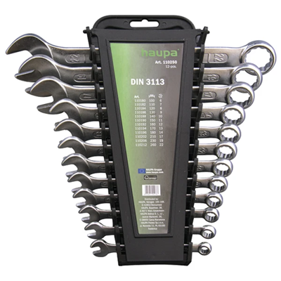 Combination spanner set 12 pcs.