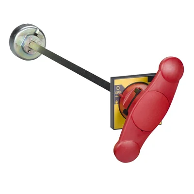 Commande rotative compacte INS INV étendue à la poignée rouge Interpact INS 320_630A 3P