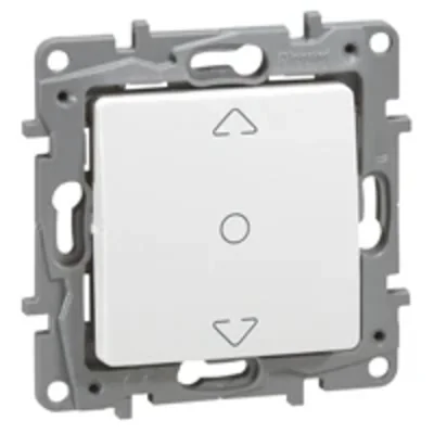 Commutateur de commande de volet roulant blanc
