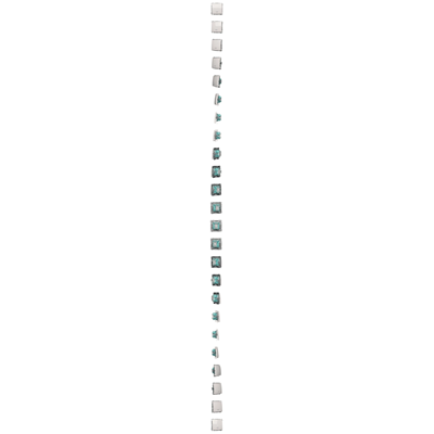 Commutateur d'escalier avec rétroéclairage (module) 10A 250V bornes à vis blanches
