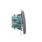 Commutateur d'escalier (module) 10A 250V bornes à vis satin (métallique)