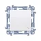 Commutateur d'escalier (module) 10AX 230V blanc