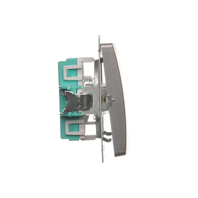 Commutateur d'escalier (module) 230V, acier inoxydable métallique