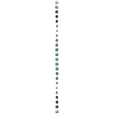 Commutateur d'escalier (module) 230V, acier inoxydable métallique