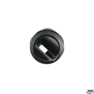 Commutateur rotatif compact C2SS1-10B-10 à 2 positions, noir