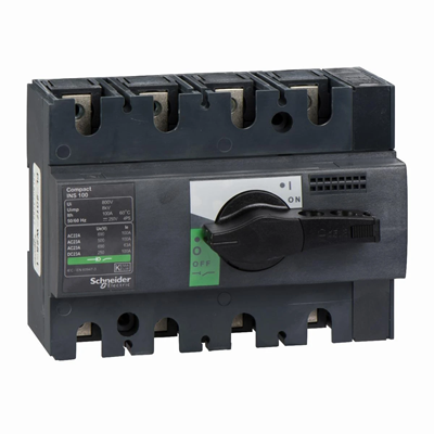 Compact INS INV disconnect switch INS100 100A 4P