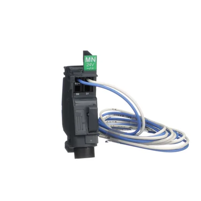 Compact NSX undervoltage release with MN 24VAC/DC leads for NSXm